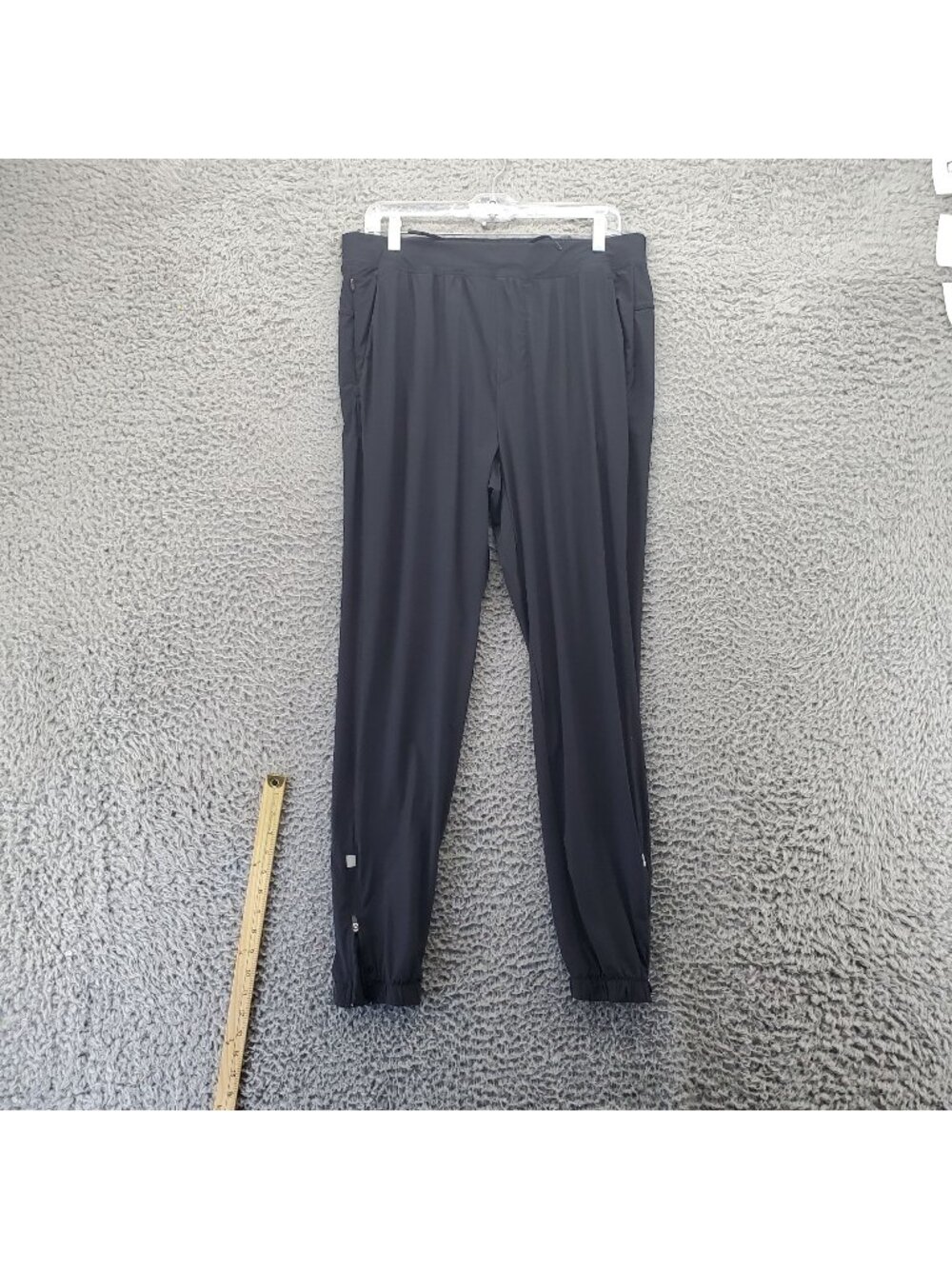 All In Motion Pants Mens Medium Black Stretch Elastic Waist Athletic Track